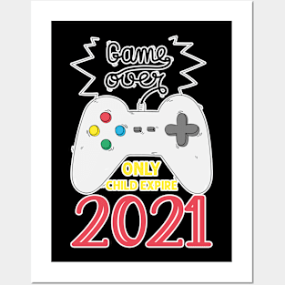 Game Over Only Child Expire 2021 Big Sis Bro Announcement Posters and Art